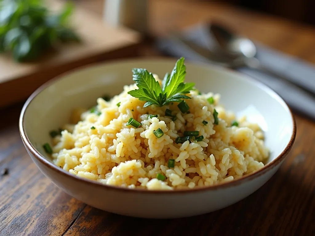 Arroz Rústico com Cheiro-Verde e Queijo Coalho