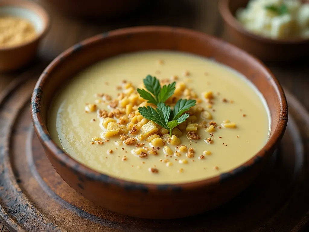 Creme de Abóbora Cabotiá com Gorgonzola