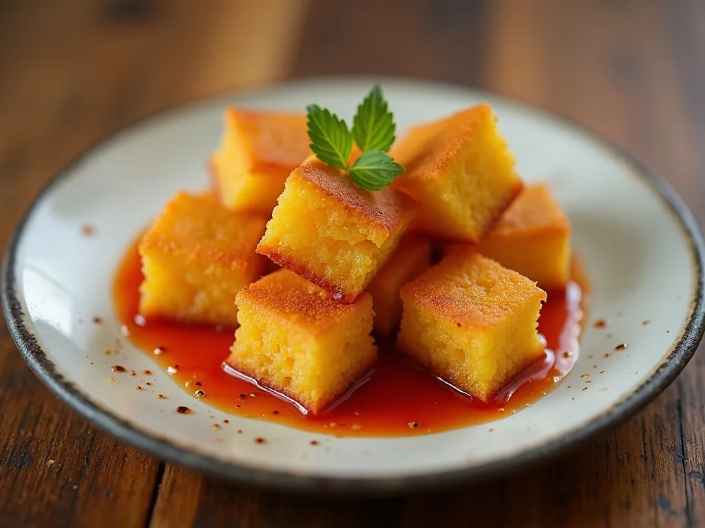 Dadinho de Tapioca e Queijo Coalho com Geleia de Pimenta Biquinho