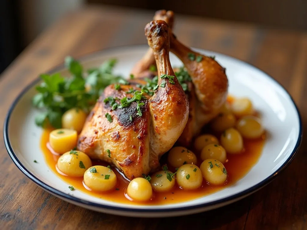 Frango Assado com Batatas