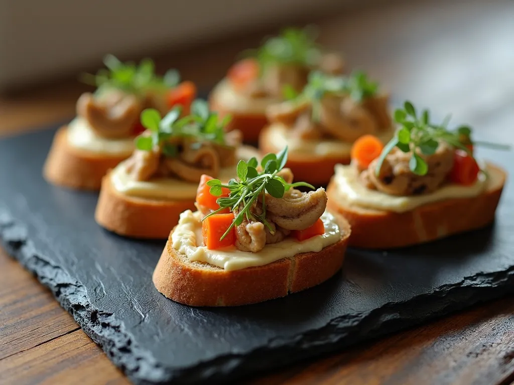 Mini Tartine de Cogumelos (Tartine ai Funghi)