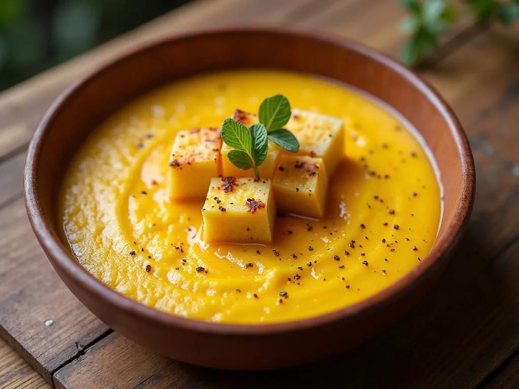 Polenta Cremosa com Queijo Minas