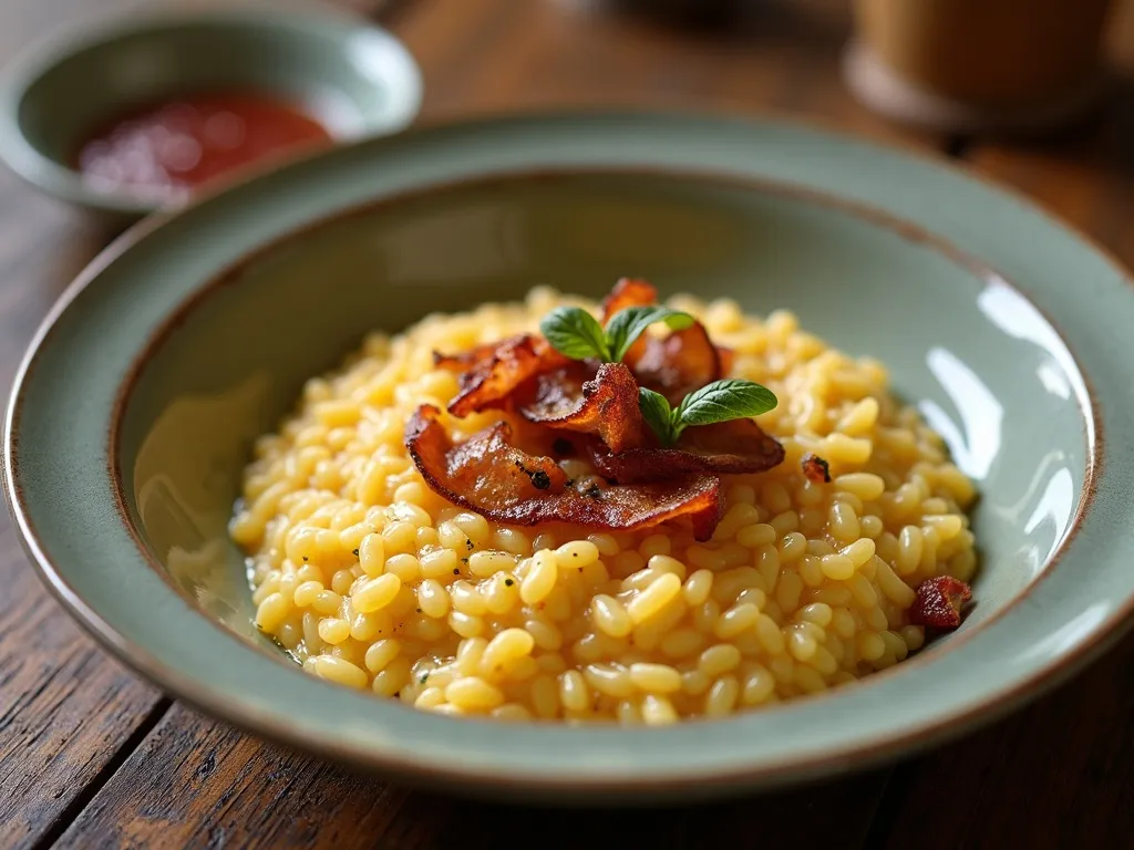 Risoto de Abacaxi, Cremona e Bacon