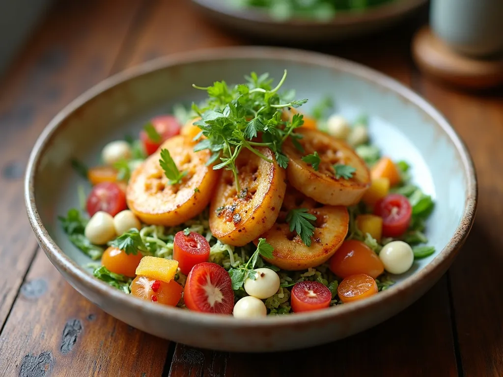Salada de Pera Caramelizada